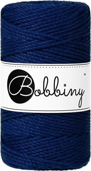 Corda  Bobbiny 3PLY Macramé Rope 3 mm 100 m Ink Blue Corda 