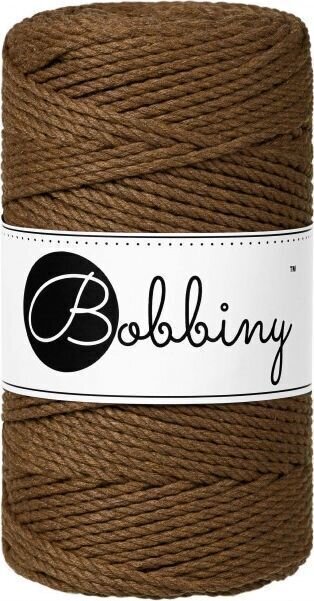 Kanap Bobbiny 3PLY Macramé Rope 3 mm 100 m Nut Brown Kanap