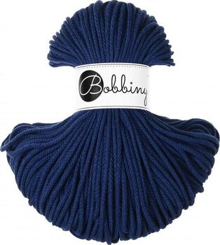 Šňůra  Bobbiny Junior Braided Cord 3 mm 100 m Ink Blue Šňůra  - 1