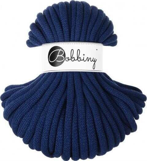 Konac Bobbiny Jumbo Braided Cord 9 mm 30 m Ink Blue Konac