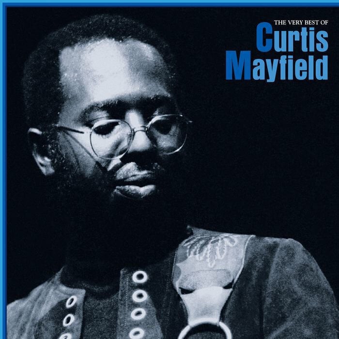 LP ploča Curtis Mayfield - Very Best Of Curtis Mayfield (Limited Edition) (Reissue) (Blue Coloured) (2 LP)