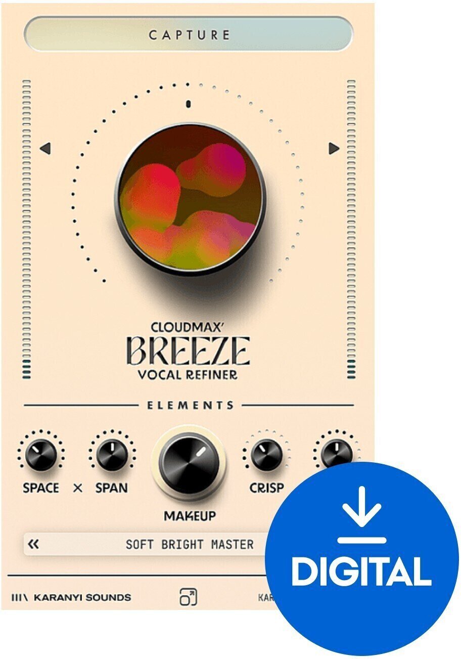 Studijski software plug-in efekt Karanyi Sounds Cloudmax Breeze (Digitalni izdelek)