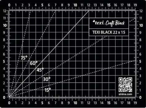 Tapis de coupe Texi Tapis de coupe 22 x 15 cm Black - 1