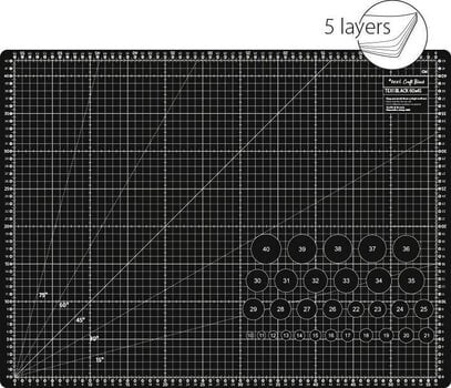  Cutting Pads Texi  Cutting Pads 60 x 45 cm Black - 1