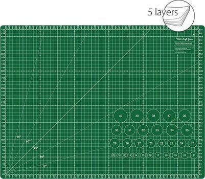 Tapis de coupe Texi Tapis de coupe 60 x 45 cm Green - 1