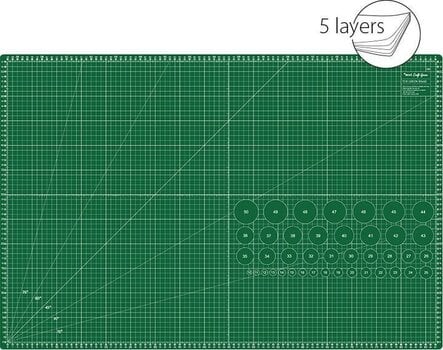 Tapis de coupe Texi Tapis de coupe 90 x 60 cm Green - 1