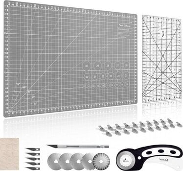 Tapis de coupe Texi Tapis de coupe 45 x 30 cm Gray - 1