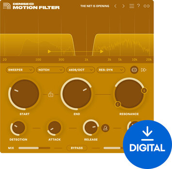 Studijski software plug-in efekt Denise Audio Motion Filter (Digitalni izdelek) - 1