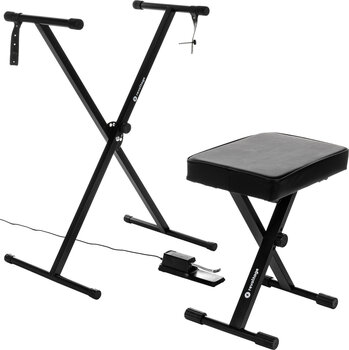 Skládací klávesový stojan
 Revoltage KPK 2025 Skládací klávesový stojan - 1