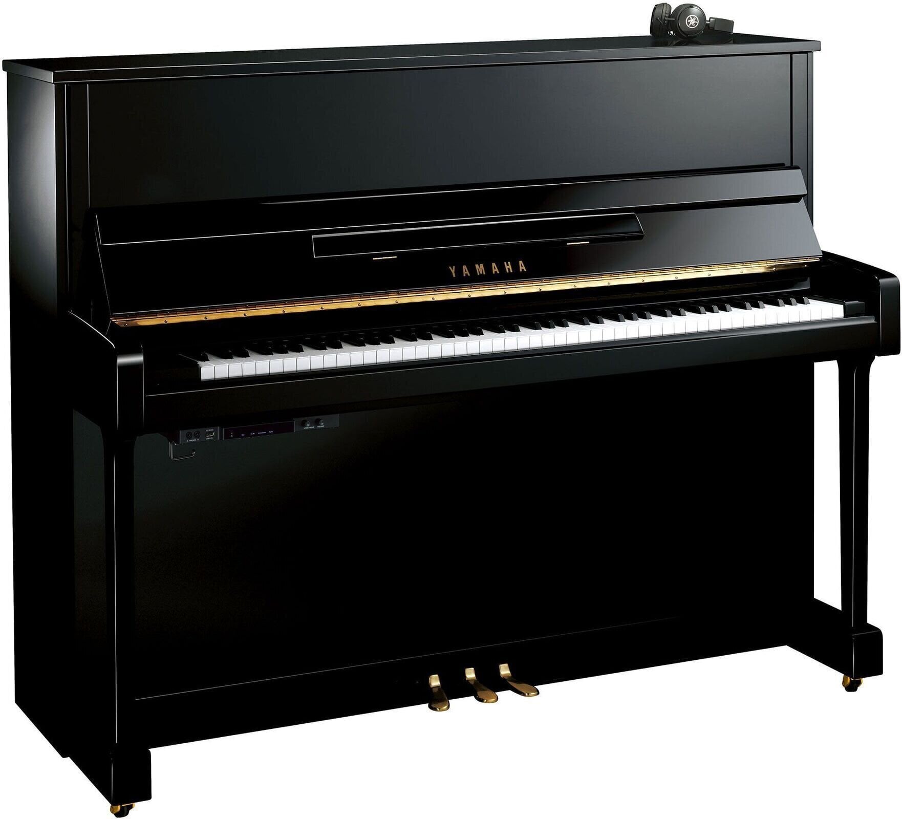Akustični klavir Yamaha B3E SC3 PE Polished Ebony Akustični klavir