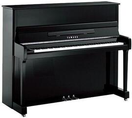Piano Yamaha B3E PEC Polished Ebony with Chrome Piano