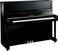 Akustični klavir Yamaha B3E TC3 PEC Polished Ebony with Chrome Akustični klavir