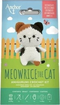 Crochet Yarn Anchor A28C02-S Meowrice the Cat Crochet Yarn - 1