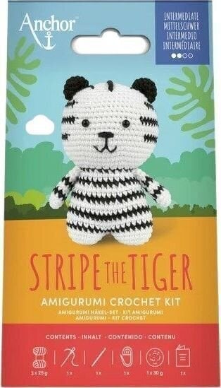 Häkelgarn Anchor A28C05-S Stripe the Tiger Häkelgarn