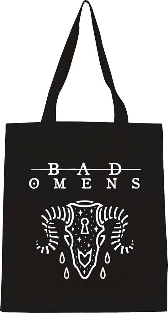 Music bag Bad Omens Ramskull Tote Bag Black