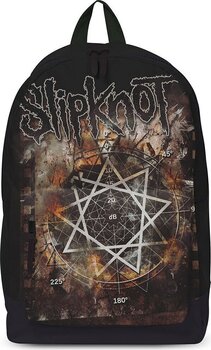 Muzikos krepšys Slipknot Pentagram All Over Black Backpack - 1