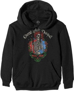 Hoodie Grateful Dead Floral Stealie Black XL Hoodie - 1