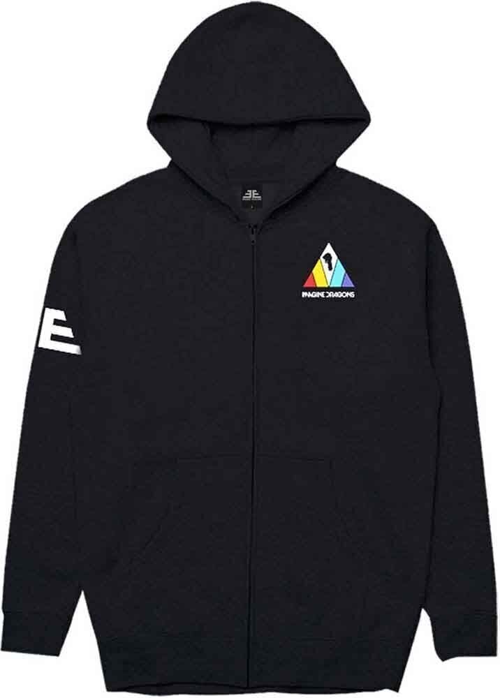 Majica Imagine Dragons Triangle (Back Print) Black 2XL Majica (Kao novo)
