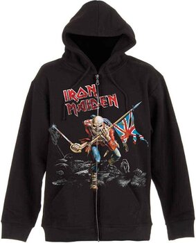 Hoodie Iron Maiden Scuffed Trooper (Back Print) Black XL Hoodie - 1