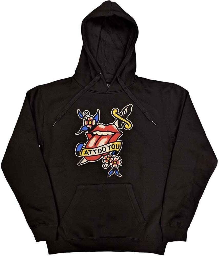 The Rolling Stones Mikina Tattoo You Lick Unisex Black L