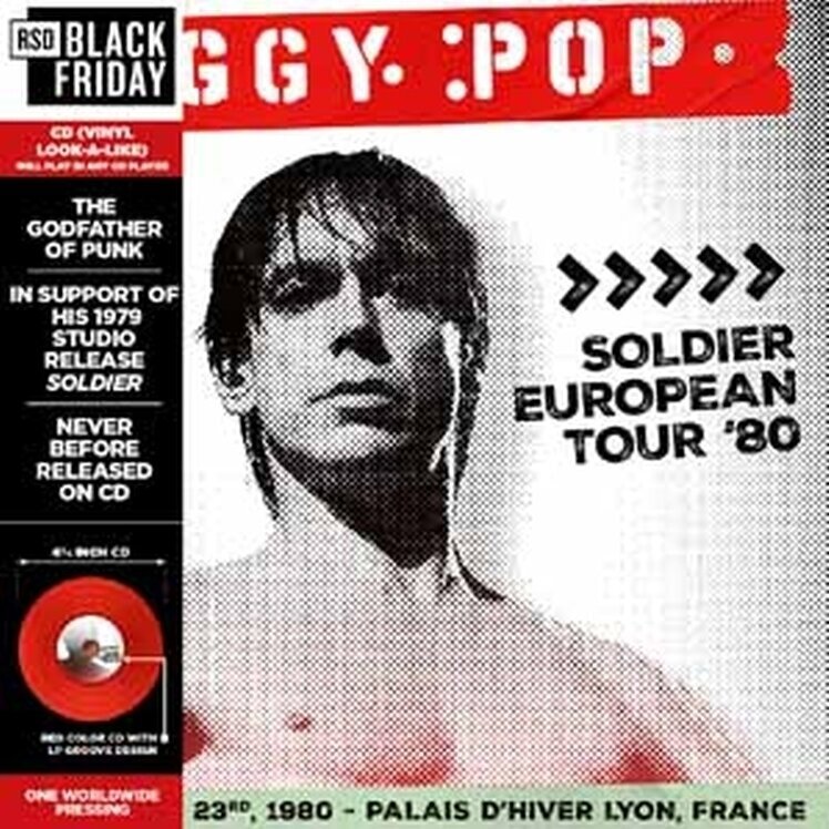 Hudební CD Iggy Pop - Soldier European Tour '80 (Red Coloured) (RSD) (CD)