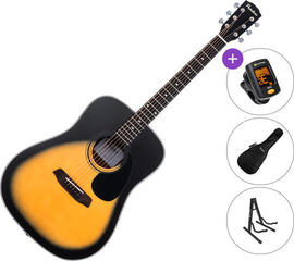 Dreadnought Guitar Pasadena PD-100 SET Sunburst Dreadnought Guitar