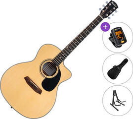 Jumbo Guitar Pasadena PGC-100 SET Natural Jumbo Guitar