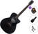 Pasadena PGC-100 SET Black Jumbo akoestische gitaar