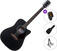 Akustična kitara Pasadena PDC-200 SET Black Akustična kitara