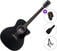 Jumbo Akustikgitarre Pasadena PGC-200 SET Black Jumbo Akustikgitarre