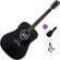 Pasadena PD-100E SET Black Dreadnought Elektro-Akustikgitarren