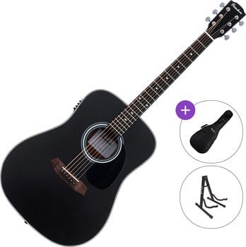 Dreadnought Elektro-Akustikgitarren Pasadena PD-100E SET Black Dreadnought Elektro-Akustikgitarren - 1