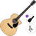 electro-acoustic guitar Pasadena PGC-100E SET Natural electro-acoustic guitar