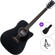 Pasadena PDC-200E SET Black electro-acoustic guitar