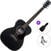 electro-acoustic guitar Pasadena PG-200E SET Black electro-acoustic guitar