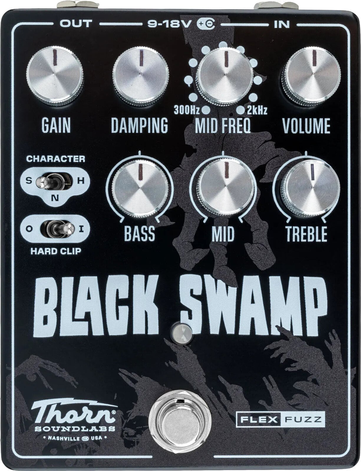 Kytarový efekt Thorn Soundlabs Black Swamp - Flex Fuzz Kytarový efekt