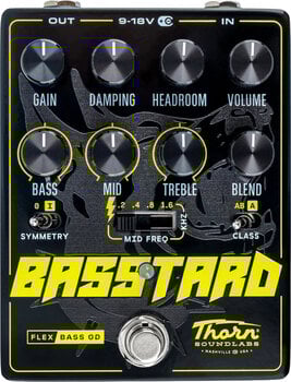 Eфект за китара Thorn Soundlabs Basstard - Flex Bass Overdrive Eфект за китара - 1
