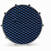 Cabeza de tambor resonante Evans INK24TXTBLSQN 24" TEXTURE BLUE SEQUINS Cabeza de tambor resonante