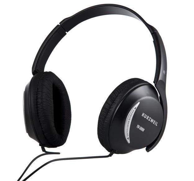 On-ear -kuulokkeet Kurzweil YH 3000 Musta