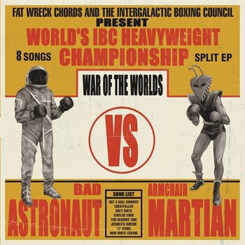 Disc de vinil Bad Astronaut Vs Armchair Martian - War Of The Worlds (Reissue) (Red Coloured) (LP) - 1