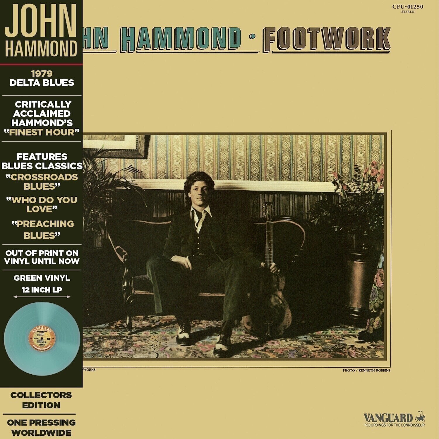Disc de vinil John Hammond - Footwork (Limited Edition) (Remastered) (Green Coloured) (LP)