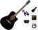 Fender CD-60SCE Dreadnought WN Deluxe SET Black Chitară electro-acustică Dreadnought