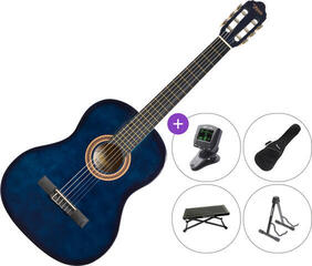 Класическа китара Valencia VC104 SET 4/4 Blue Sunburst Класическа китара