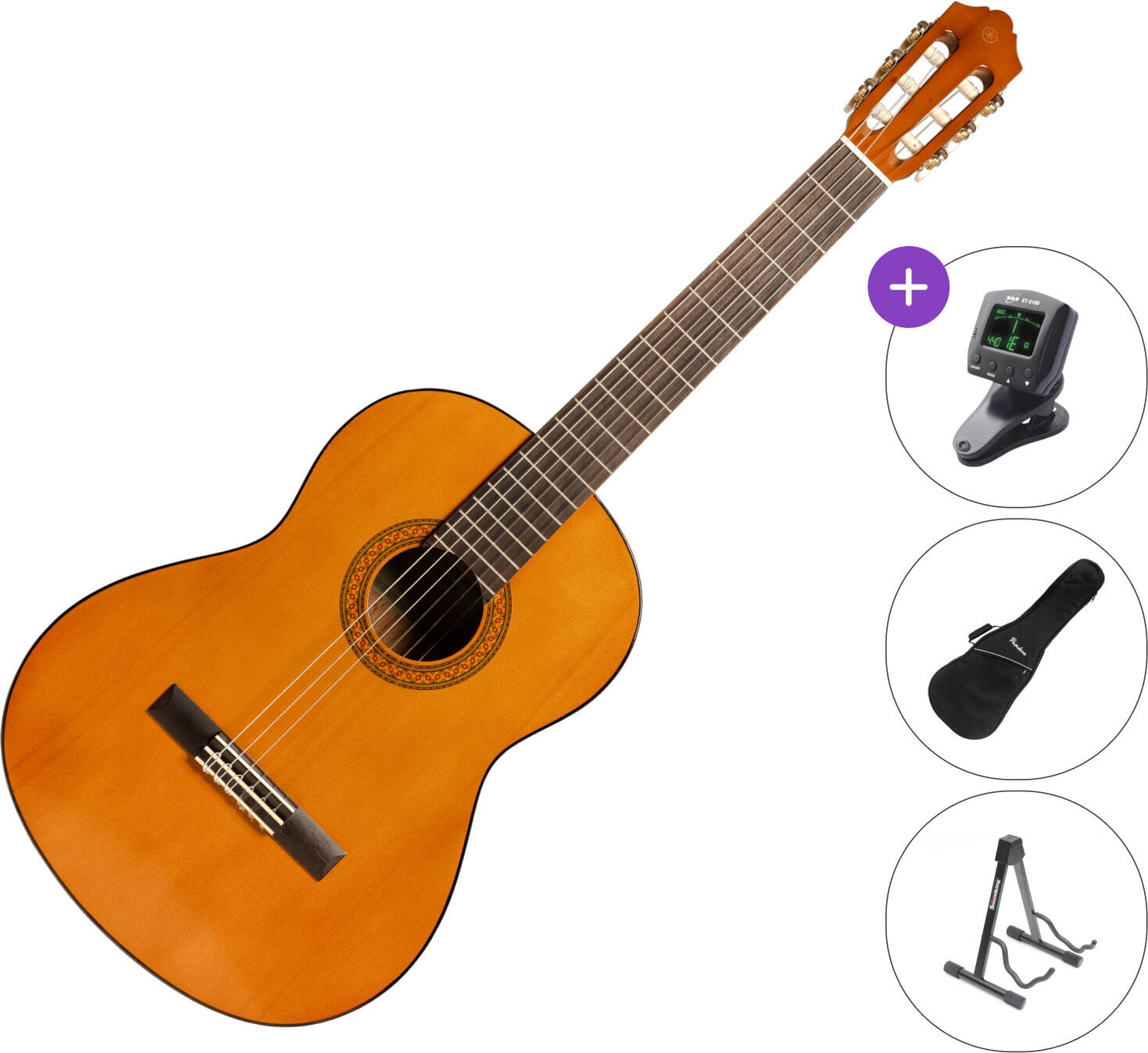 Gitara klasyczna Yamaha C40 III SET 2 4/4 Natural Gitara klasyczna