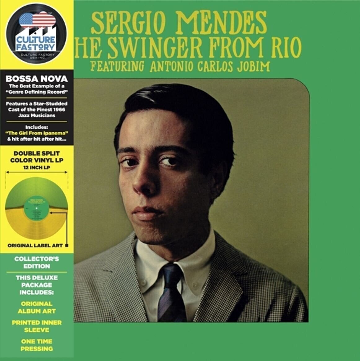 LP ploča Sergio Mendes - The Swinger From Rio (Limited Edition) (Reissue) (Green Yellow Coloured) (LP)