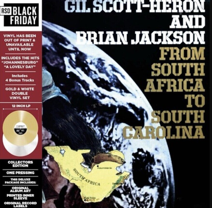 LP ploča Gil Scott-Heron And Brian Jackson - From South Africa To South Carolina (RSD Edition) (Reissue) (Gold And White Coloured) (2 LP)