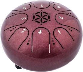Tongue Drum Shamann 5" 8 Notes C5 Major Dark Red Tongue Drum