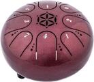 Shamann 5" 8 Notes C5 Major Dark Red Tongue Drum