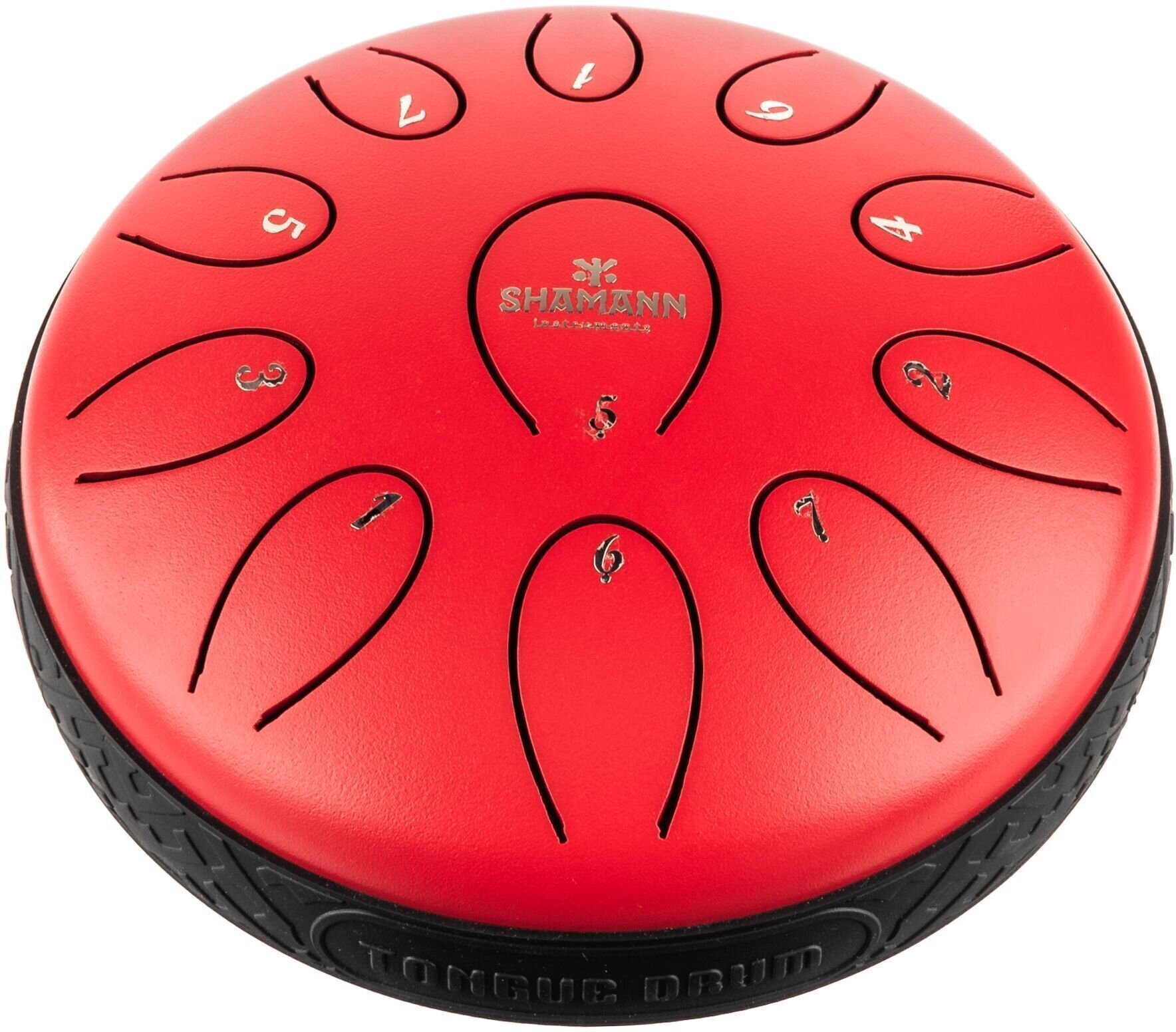 Tongue Drum Shamann 6" 11 Notes D5 Major Dark Red Tongue Drum