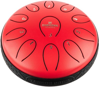 Tongue Drum Shamann 6" 11 Notes D5 Major Dark Red Tongue Drum - 1